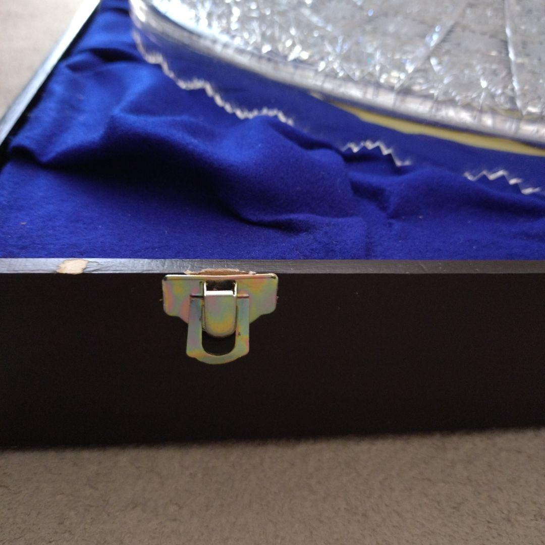 値下げします‼️Bohemia Glass500pk ガラス大皿 直径約40cm