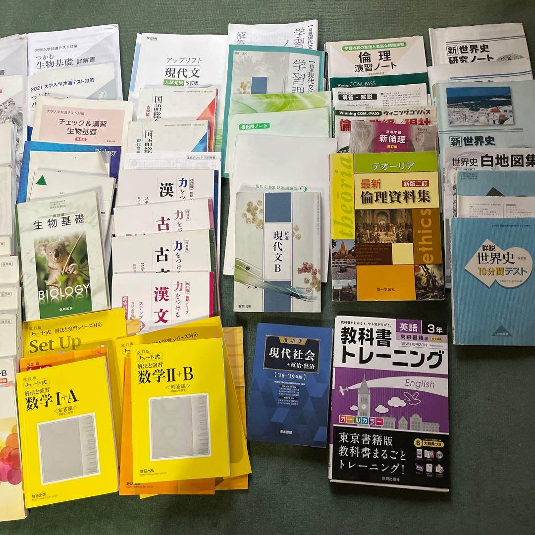 【中古】高校1〜3年教科書、ワーク、問題集など120〜150冊ぐらい