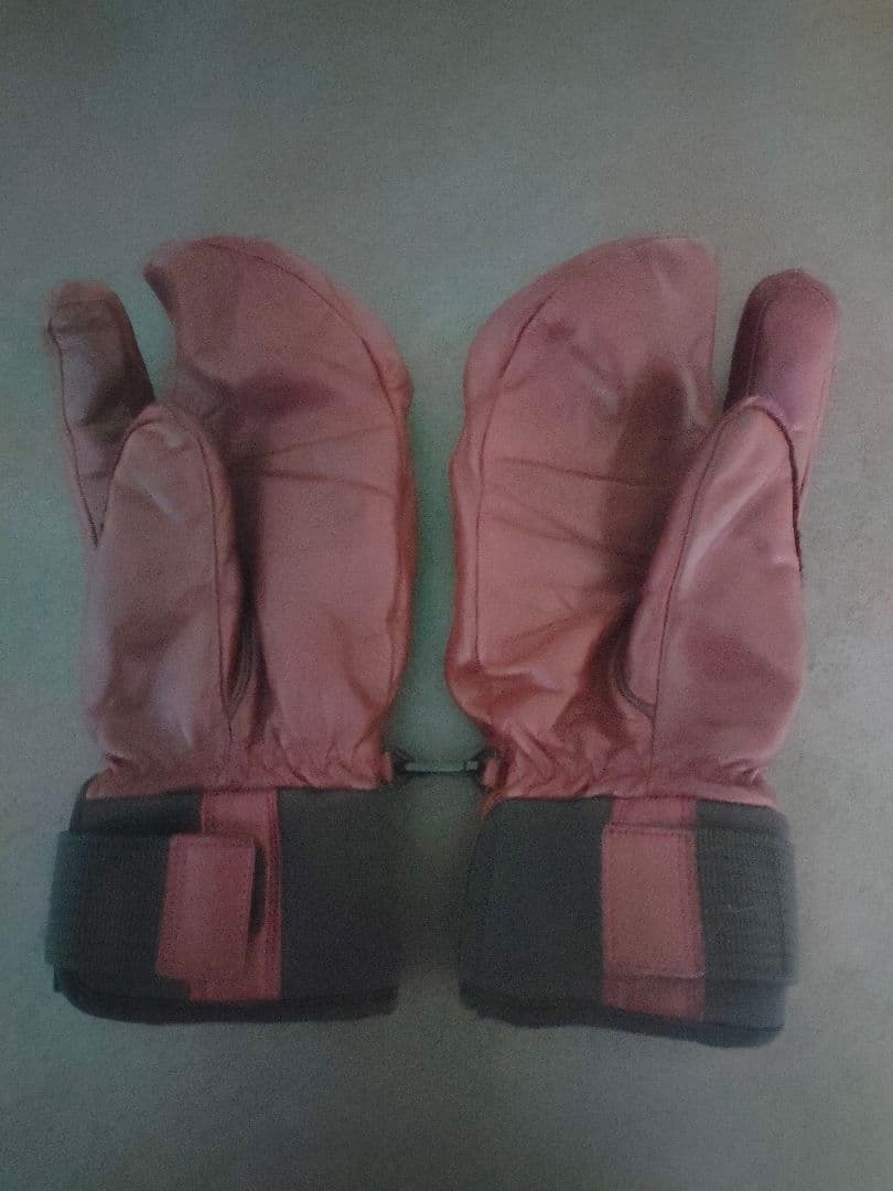 Hestra 3フィンガーグローブ ブラウンレザー サイズ6