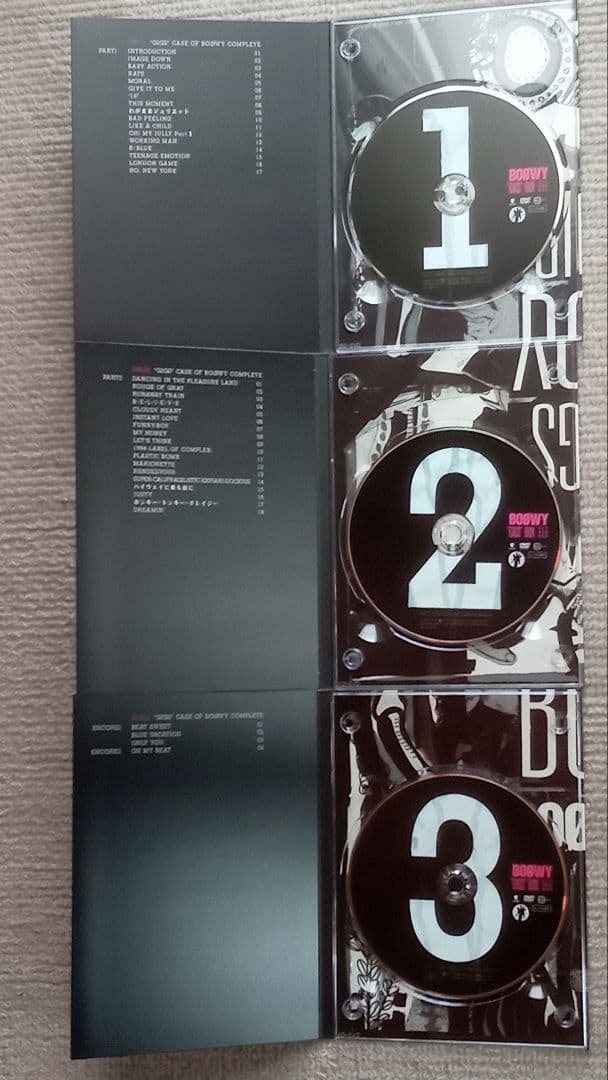 BOOWY/\"GIGS\"BOX〈完全生産限定・8枚組〉　氷室京介.BOOWY
