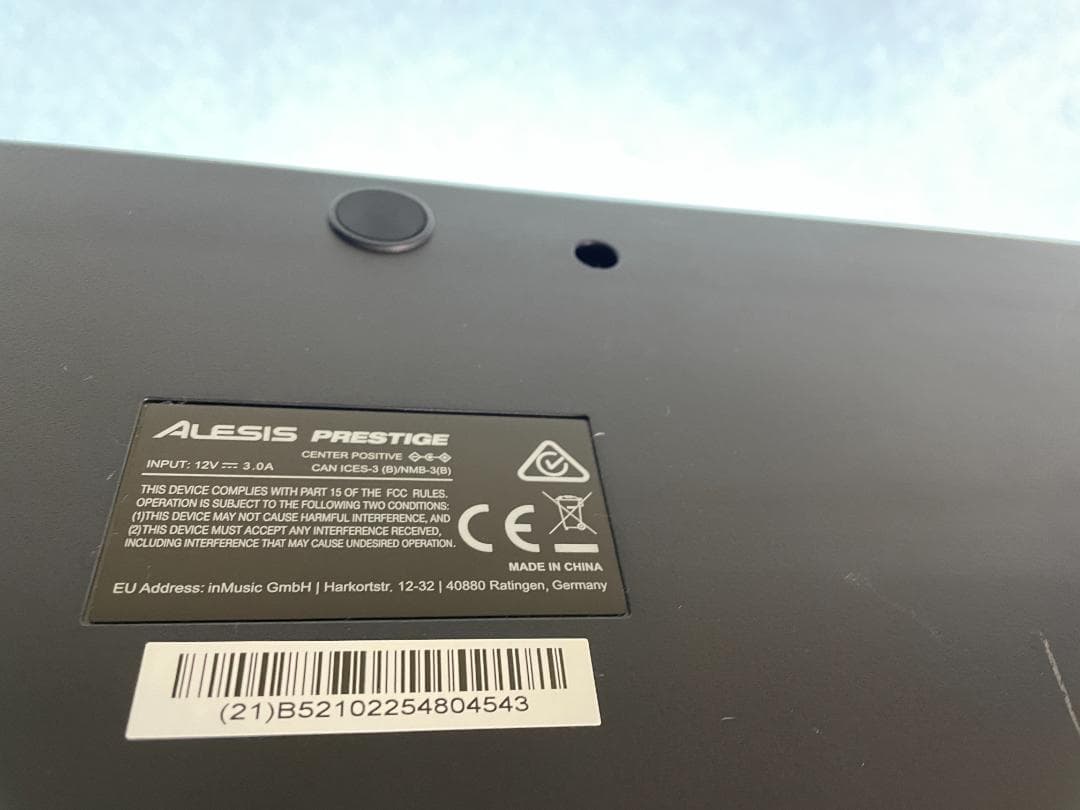 Y♢891 ALESIS 電子ピアノ PRESTIGE　美品！　スタンド付き