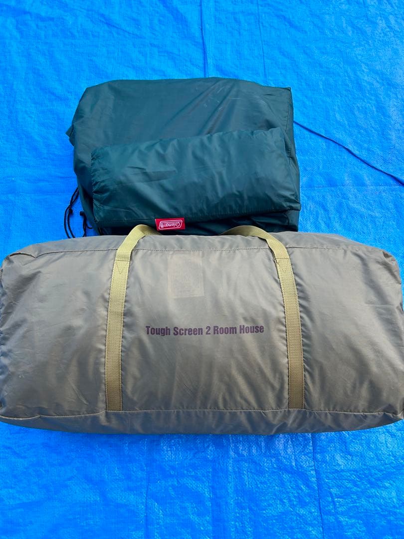 【美品】コールマン タフスクリーン2ルームハウス オリーブ/ブラウン