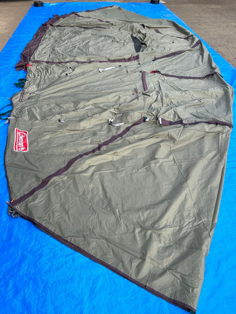 【美品】コールマン タフスクリーン2ルームハウス オリーブ/ブラウン