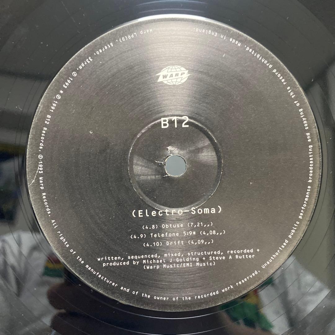 B12 Electro‑Soma 1993 Warp 2LP