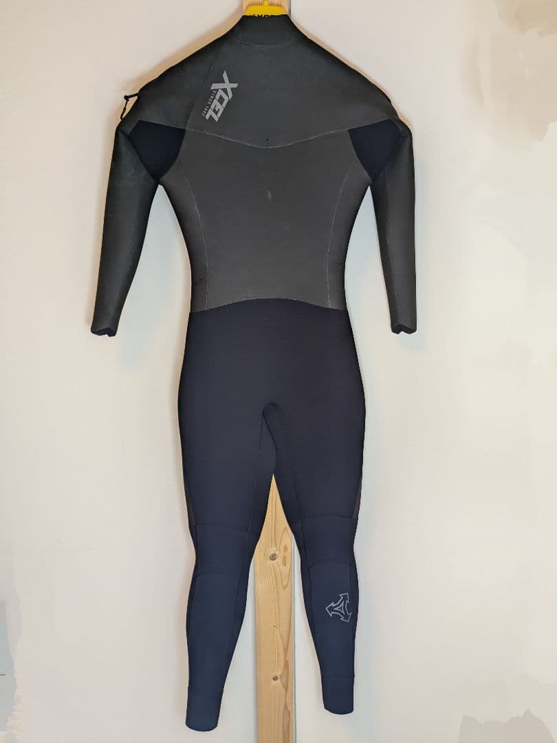 未使用 ウェットスーツ メンズ セミドライ 3mm L 裏起毛 XCEL 日本製