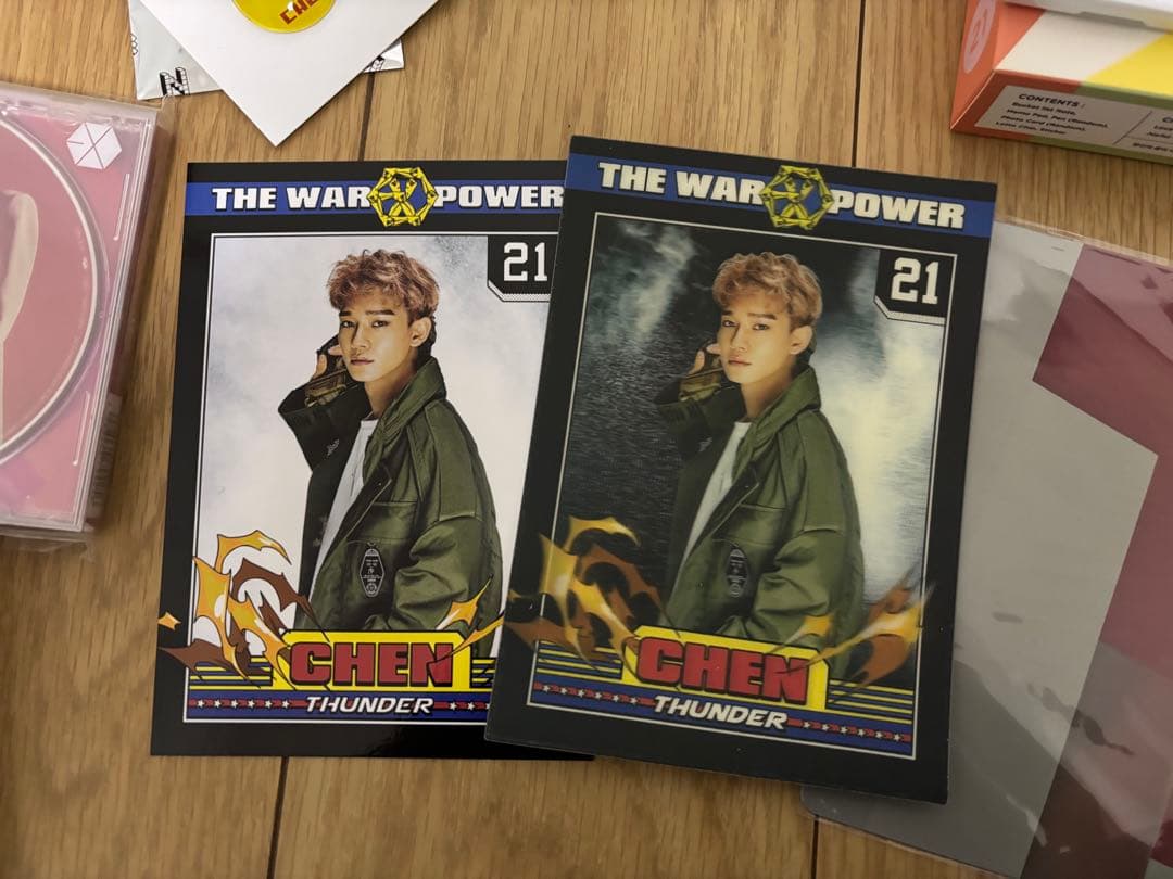 EXO CHEN チェン グッズ まとめ売り CD うちわ ポスター