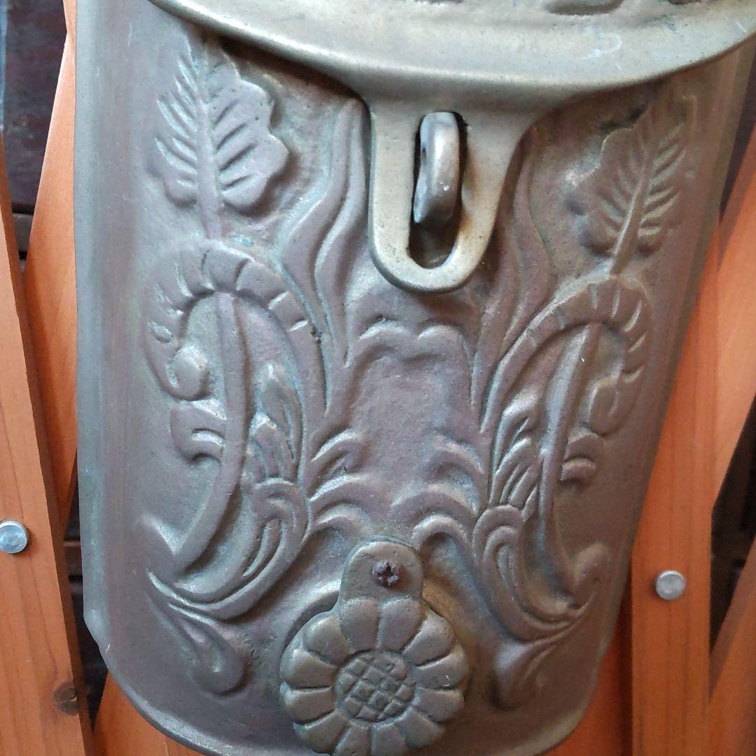 アンティーク　メイルボックス　ブラス