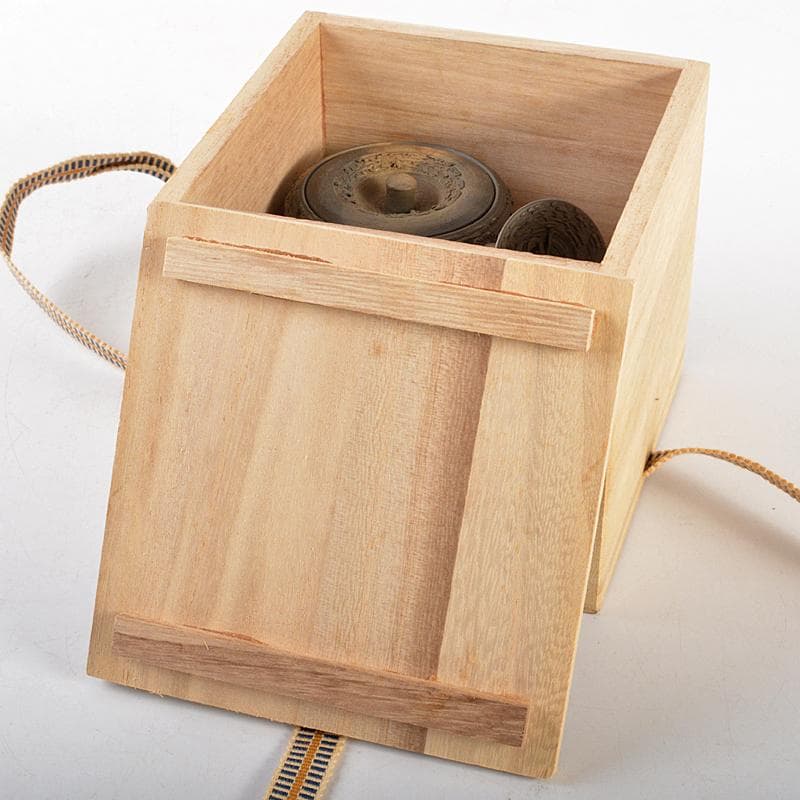 煎茶道具　萬古焼　森伊呂久造　横手急須　箱付　M　R7180