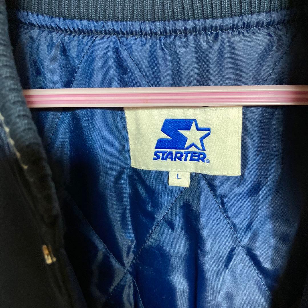 BAYSTARS スタジャン STARTER ネイビー/ブルー　サイズＬ