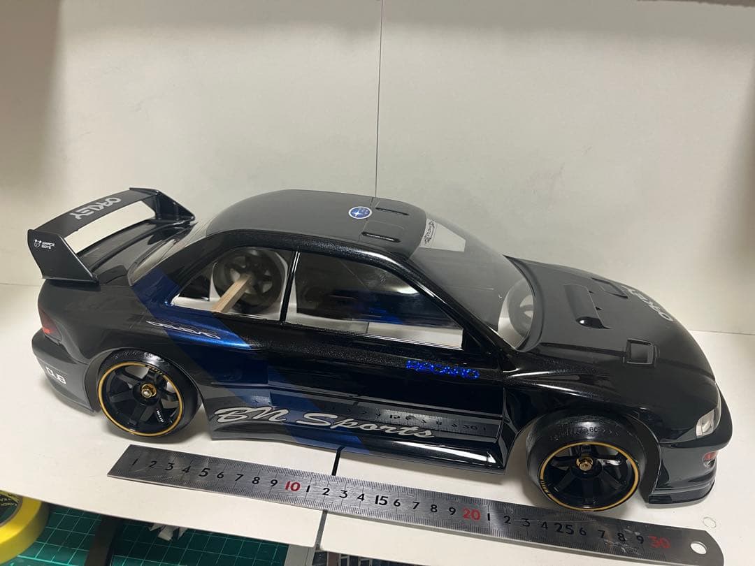 タミヤ 1/10 TT-02 インプレッサ WRC 99 モンテカルロ　ボディ