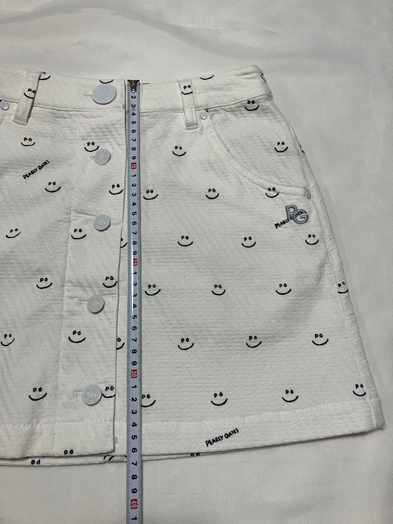 【美品】PEARLY GATES パーリーゲイツ フロントボタンスカート