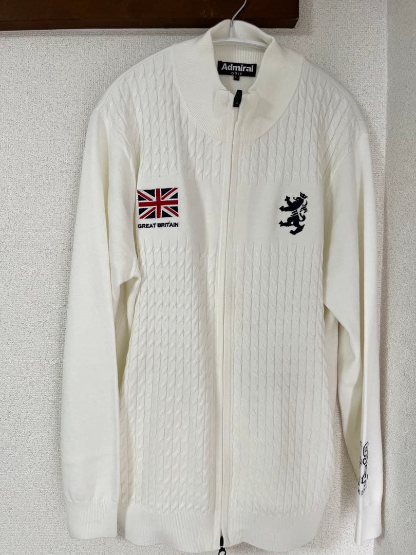 Admiral ゴルフジャケット LL ホワイト