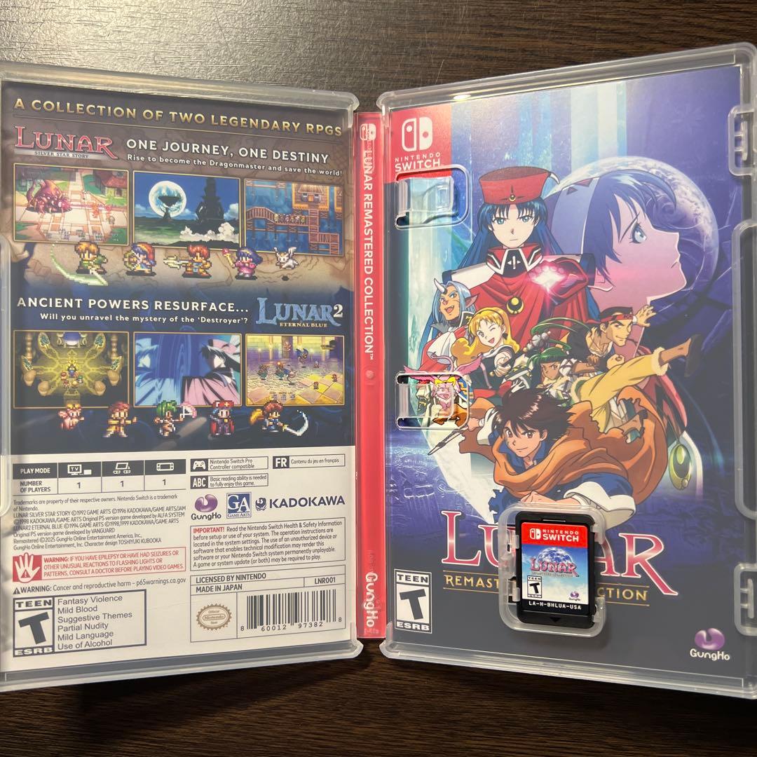 Switch LUNAR Remastered Collection 北米版