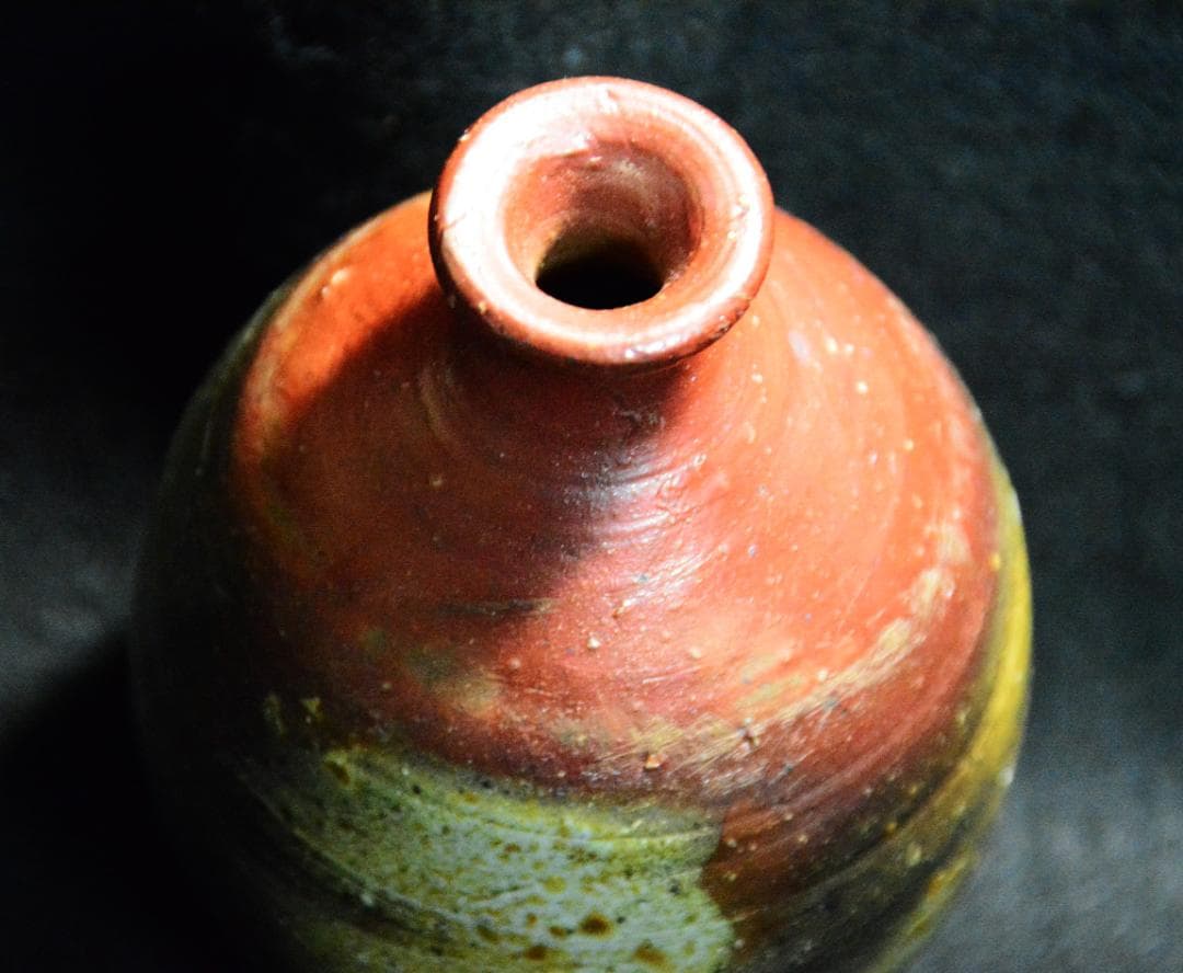 専用　上位作　人間国宝　藤原啓　窯変徳利 　M326