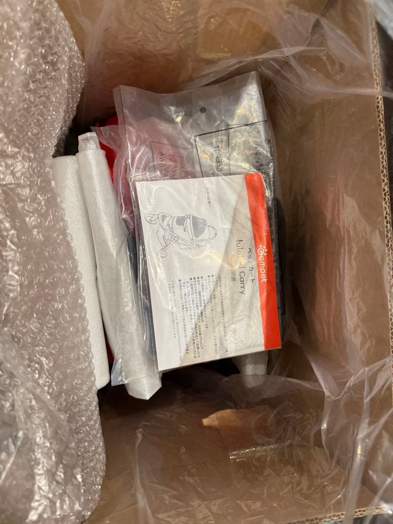 新品ルルテイルキャリーcompetコムペットカートレッド検索エアバギー天使の