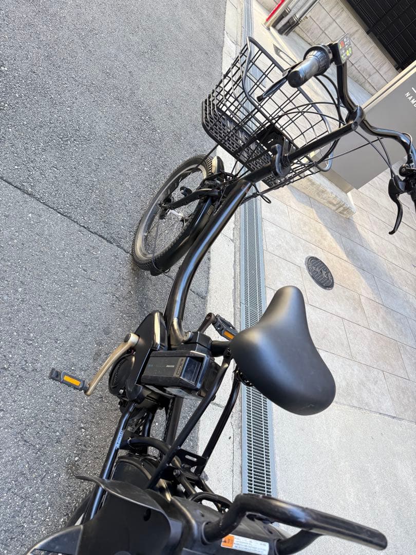 子供乗せ　ヤマハ　電動アシスト自転車 チャイルドシート付き ブラック