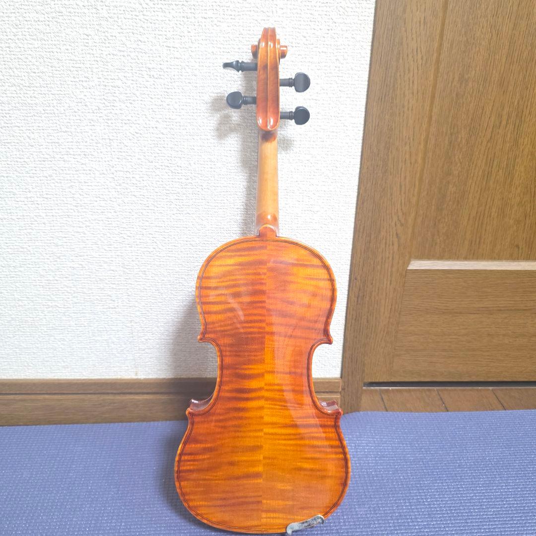 418】極虎艶杢　鈴木バイオリン No.300● 1/8 2001年製　虎杢