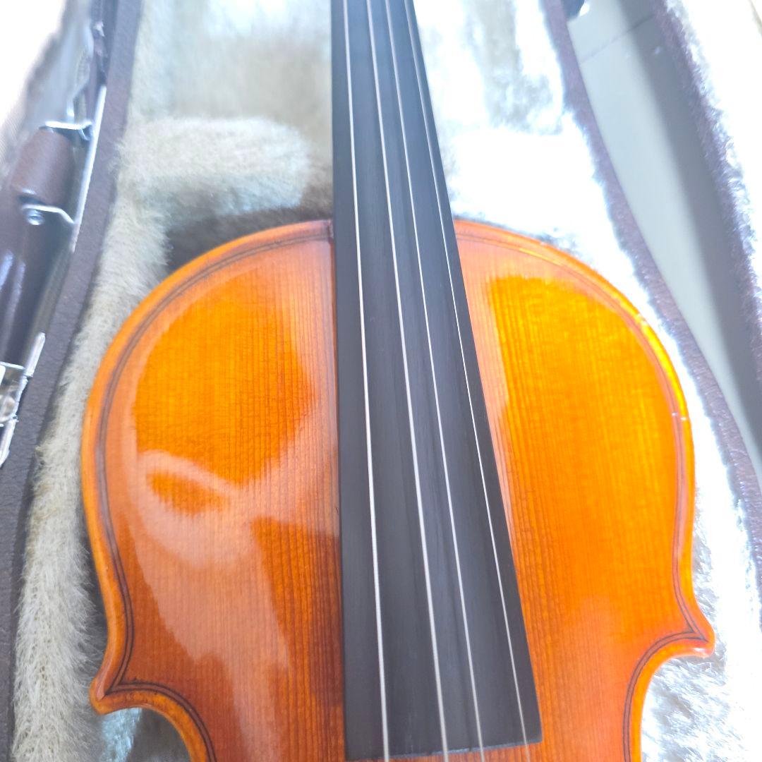 418】極虎艶杢　鈴木バイオリン No.300● 1/8 2001年製　虎杢