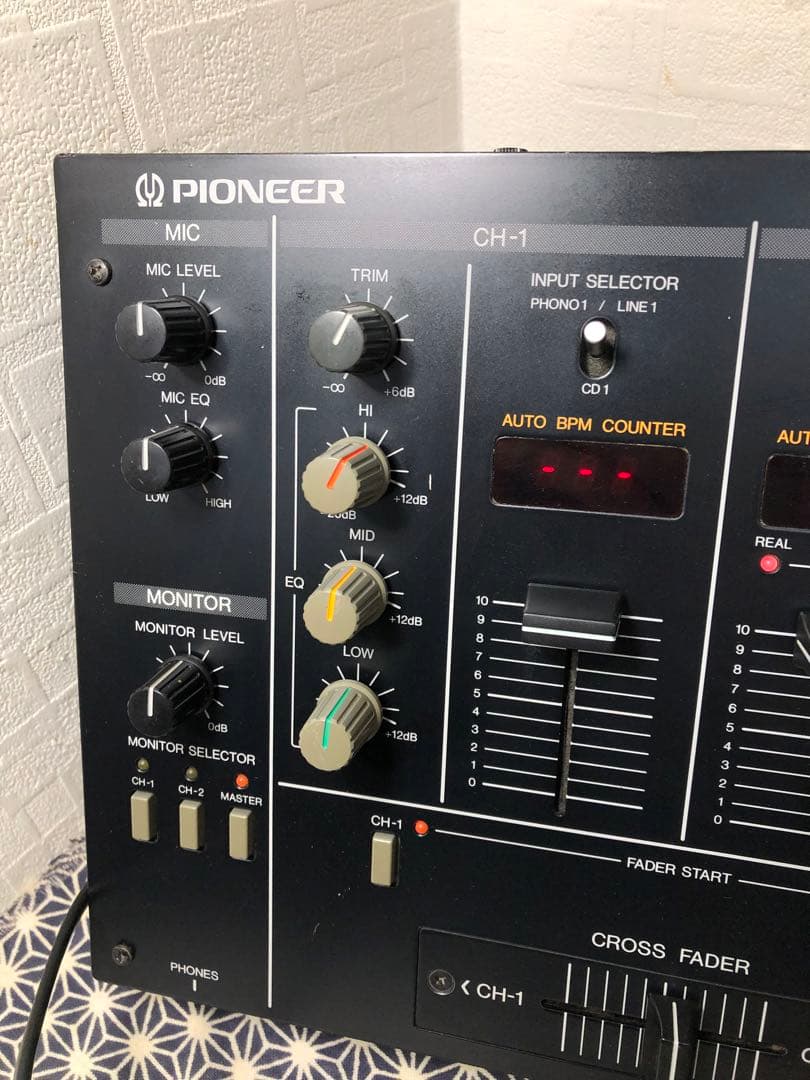 pioneer dj パイオニア　DJM-300 黒　フェーダーメンテナンス