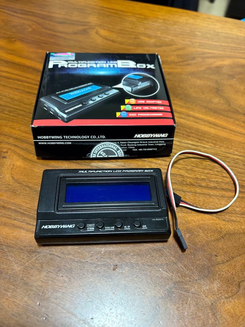 HOBBYWING XeRUN XR10 PRO G2 プログラムボックス