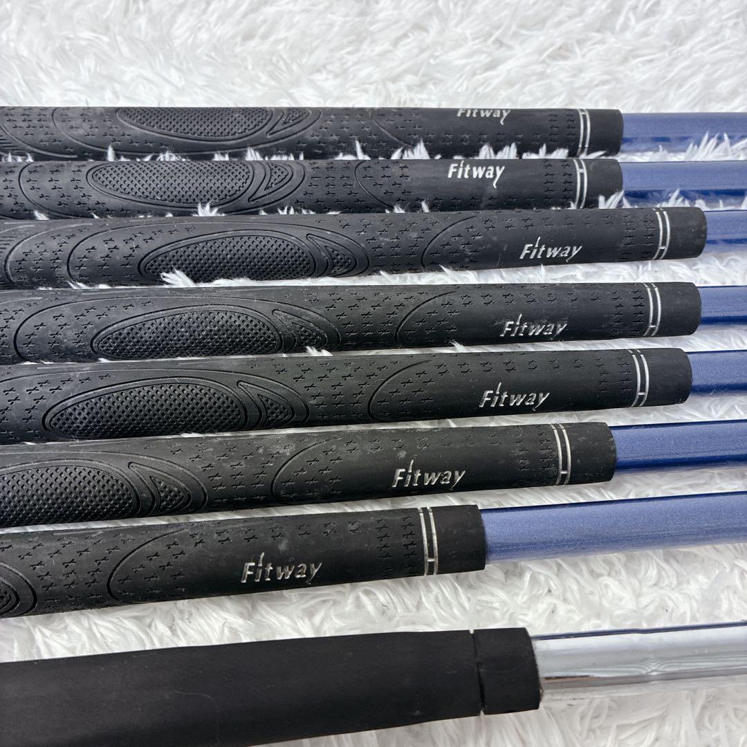 初心者に最適‼︎ Fitway レディースゴルフクラブ8本セット 右L カバー付き