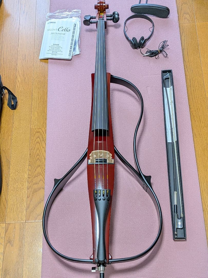 ヤマハ　サイレントチェロ　SVC110　ケース　付属品付き　美品　使用感少なめ