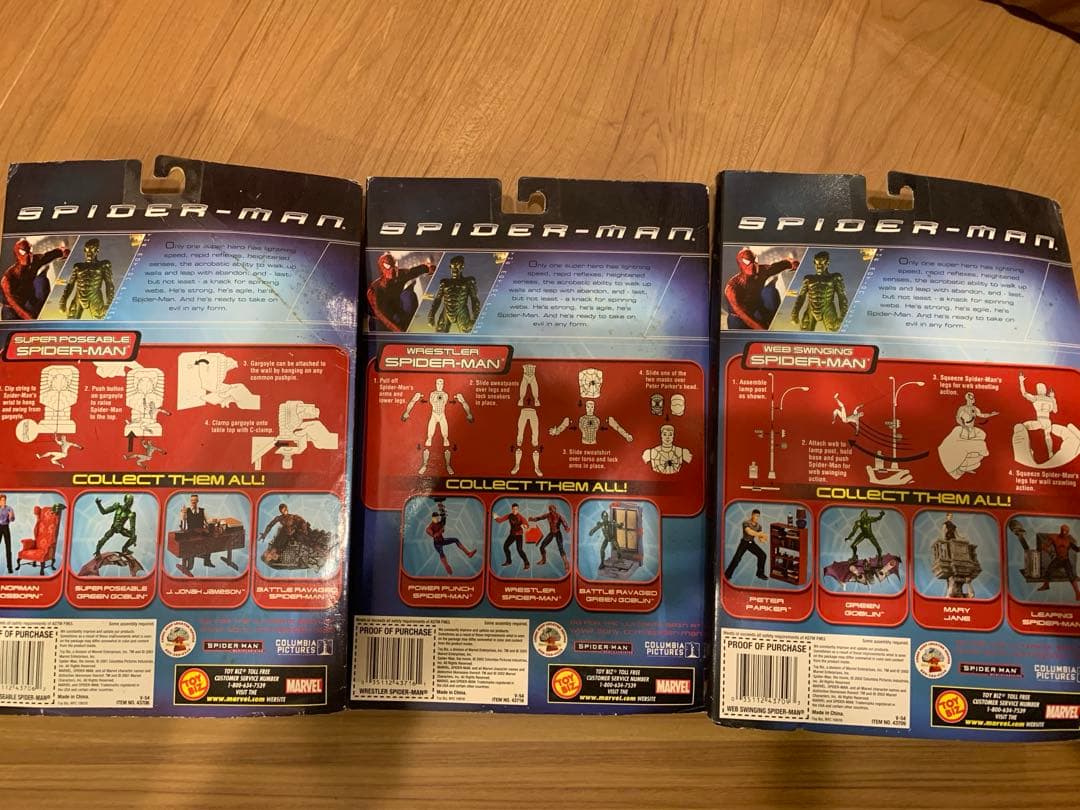SPIDER-MAN トイビズ レスラー スパイダーマン フィギュア等3点セット