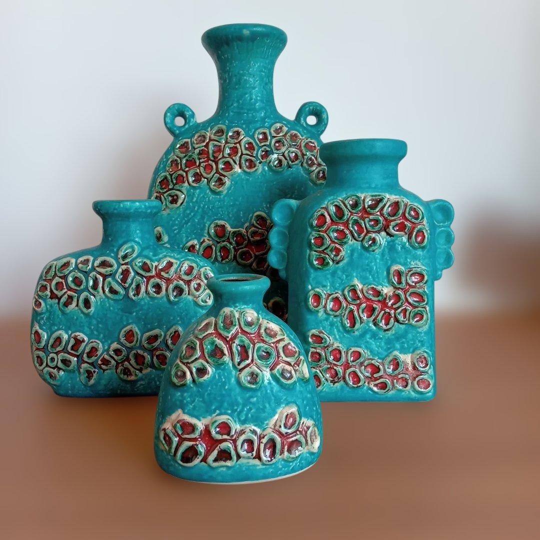 西ドイツ陶器　Fat Lavaコレクション　ミッドセンチュリーデザイン