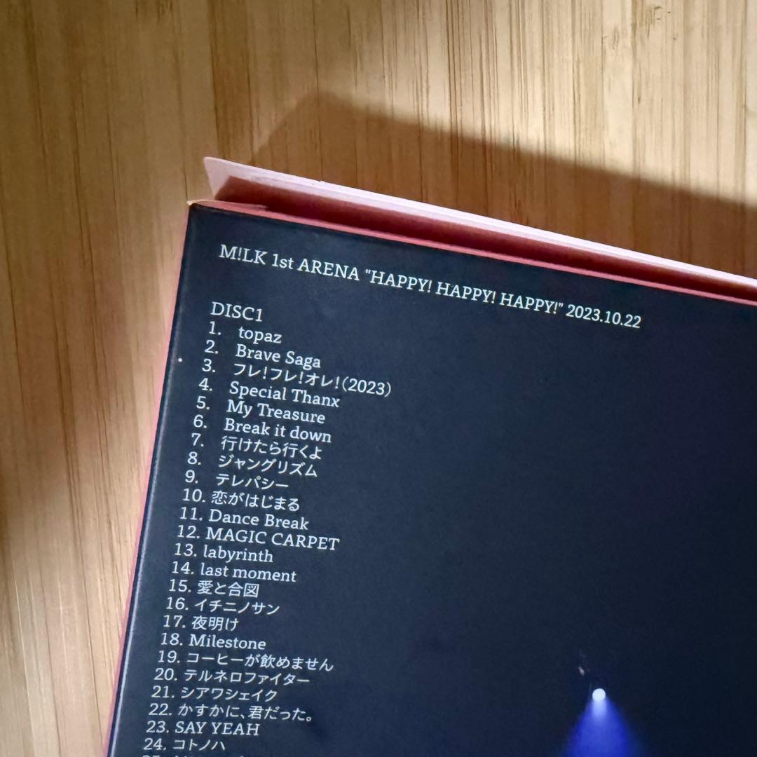 M!LK HAPPY!HAPPY!HAPPY! 初回限定盤 Blu-ray