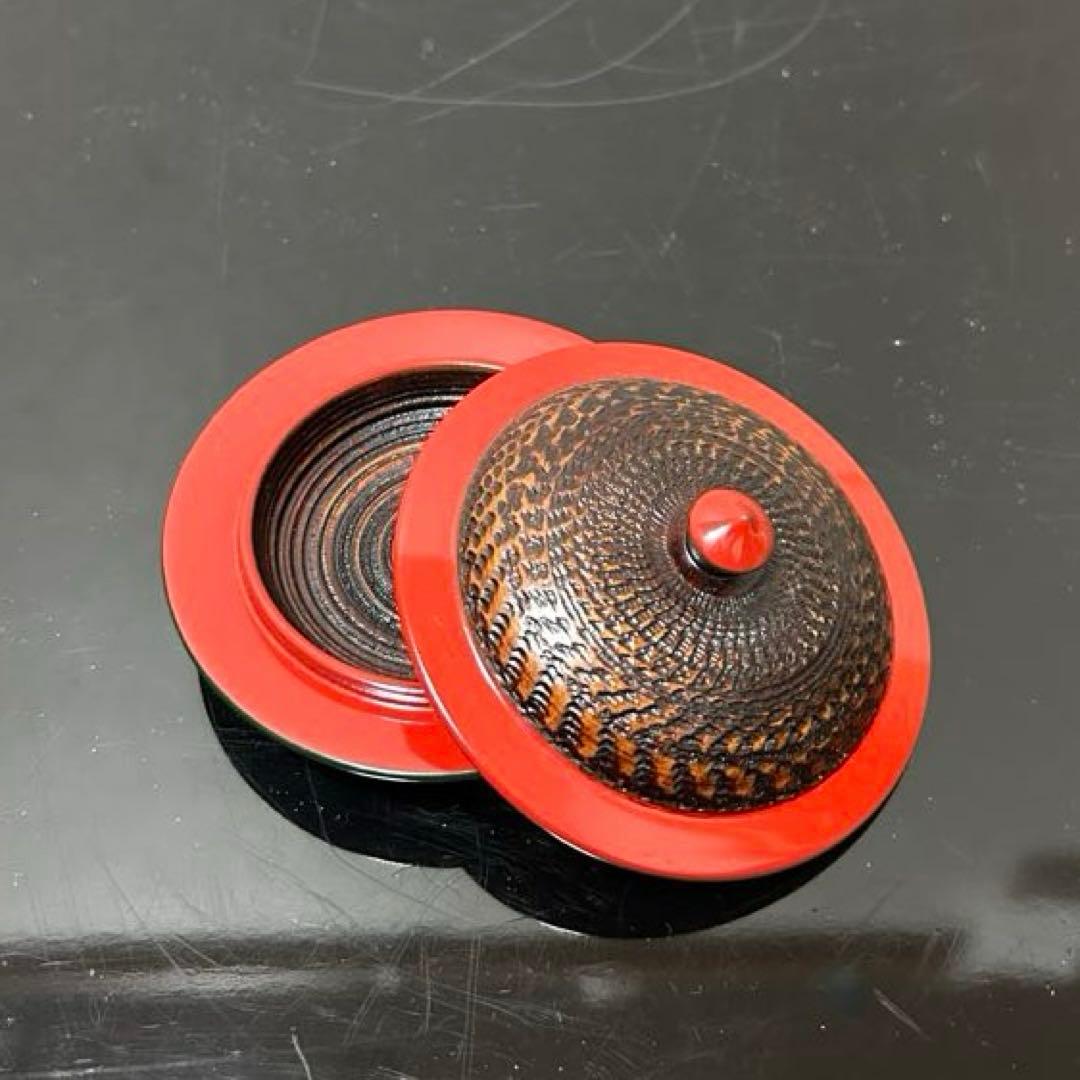 石斎　唐人笠香合　茶道具懐石茶箱鵬雲斎坐忘斎淡々斎即中斎七事式而妙斎棗水指茶碗