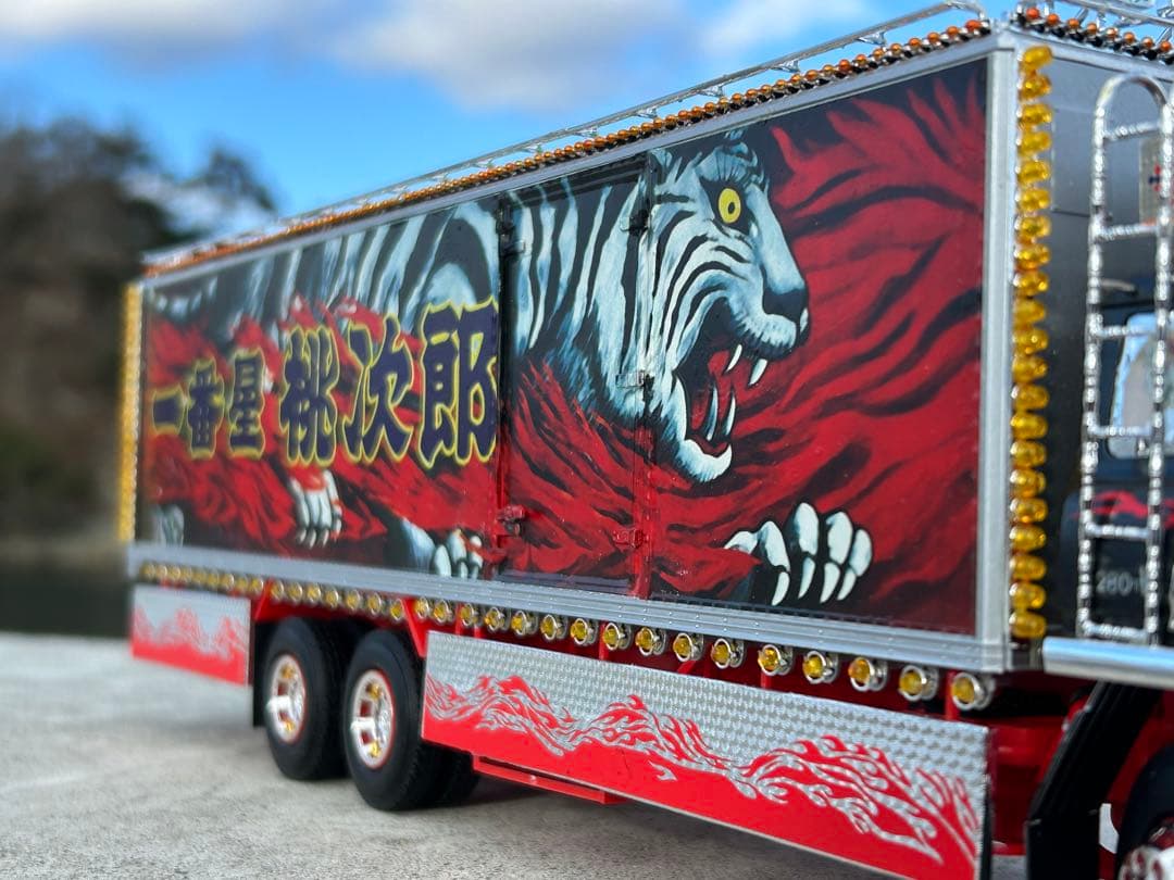 トラック野郎一番星北へ帰るデコトラプラモデル