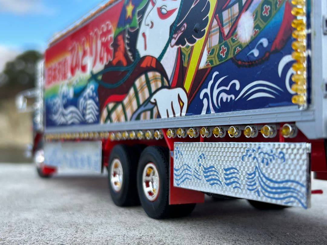 トラック野郎一番星北へ帰るデコトラプラモデル