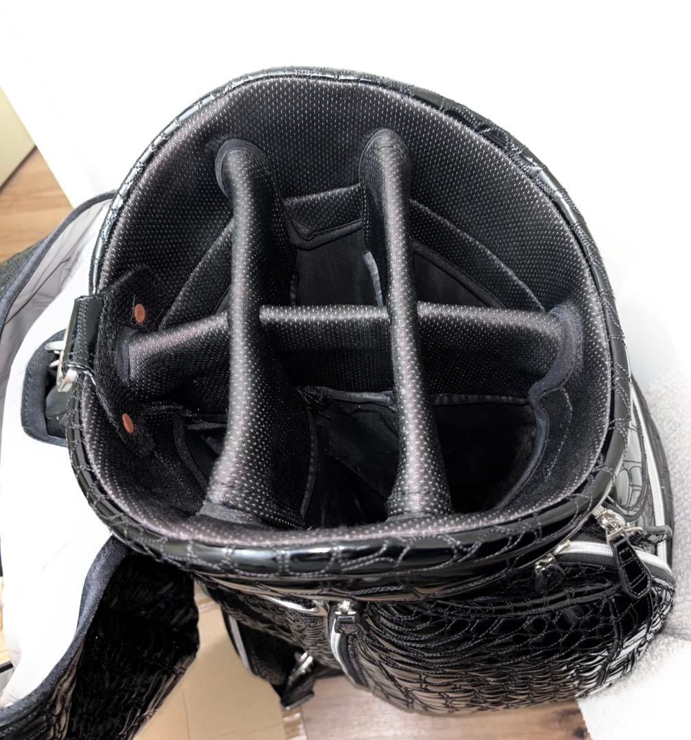 美品/軽量OUUL オウル アリゲーター キャディバッグ クロコ ゴルフ