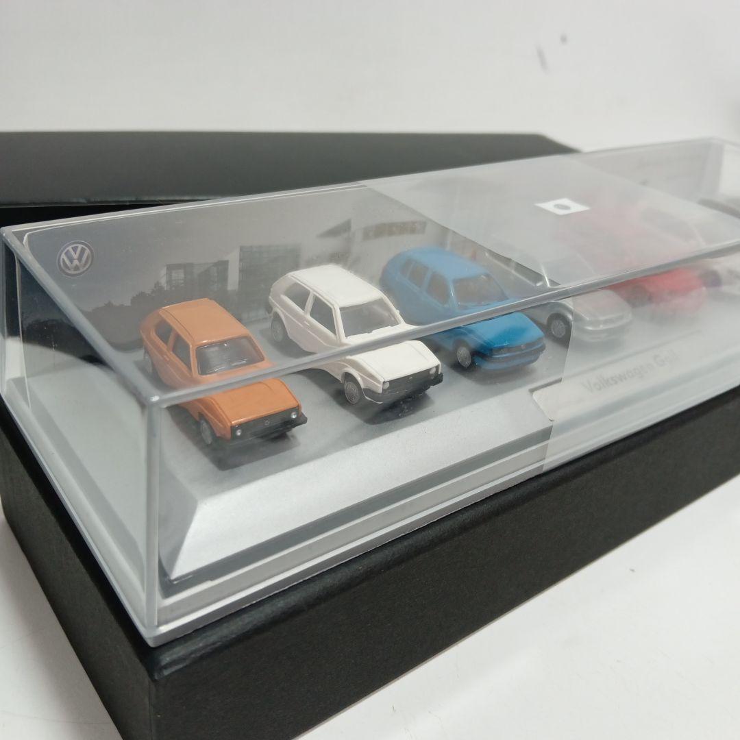 歴代Golf ミニカーセット（限定版）非売品　1/87 フォルクスワーゲン記念品