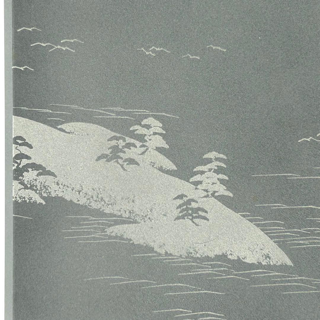 【未使用】アートパネル 現代版掛け軸 掛け軸 インテリア 利久 州浜 枯山水