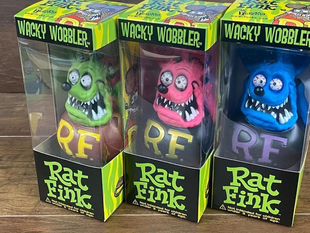 Rat Fink ラットフィンク ボビングヘッド フィギュア 3体セット