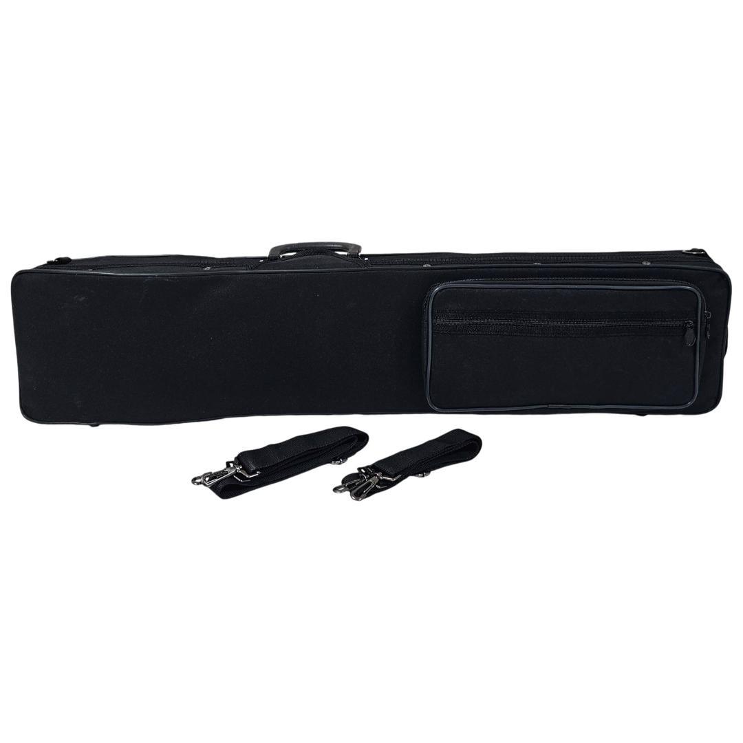 紅木 二胡 蛇皮 六角胴 刻印 弓・ケース付 付属品あり 中国民族楽器 本革