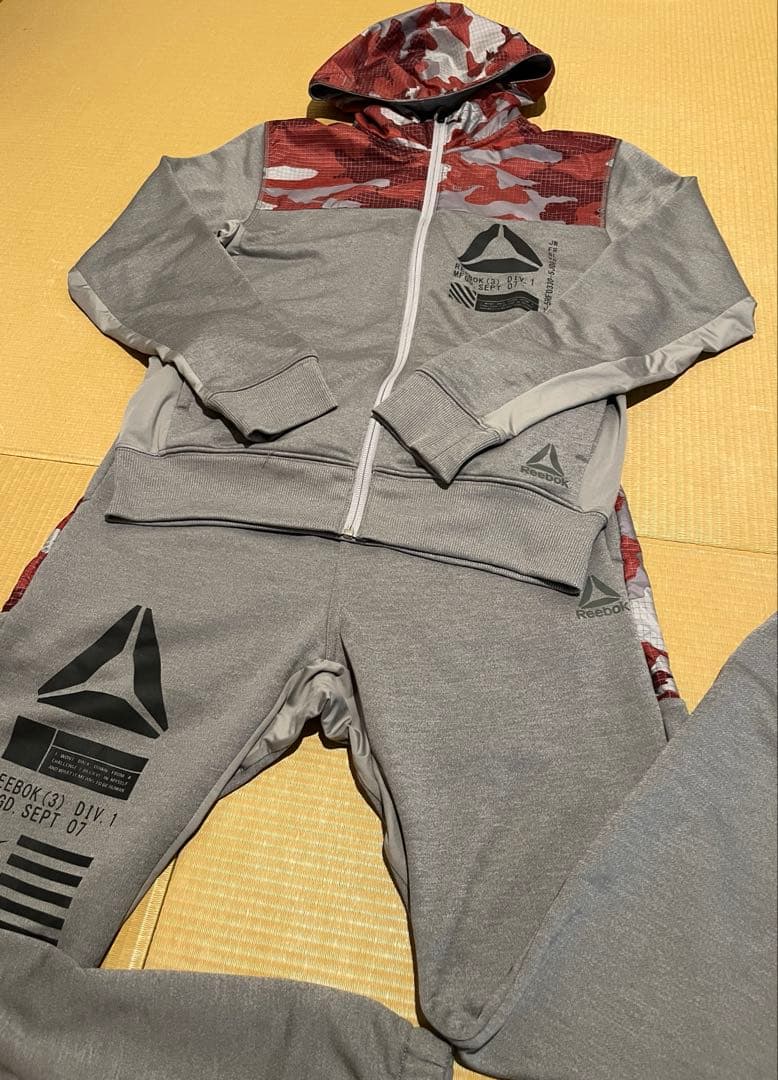 美品 リーボック ハイブリッド セットアップ ジャージ 堀口恭司 M