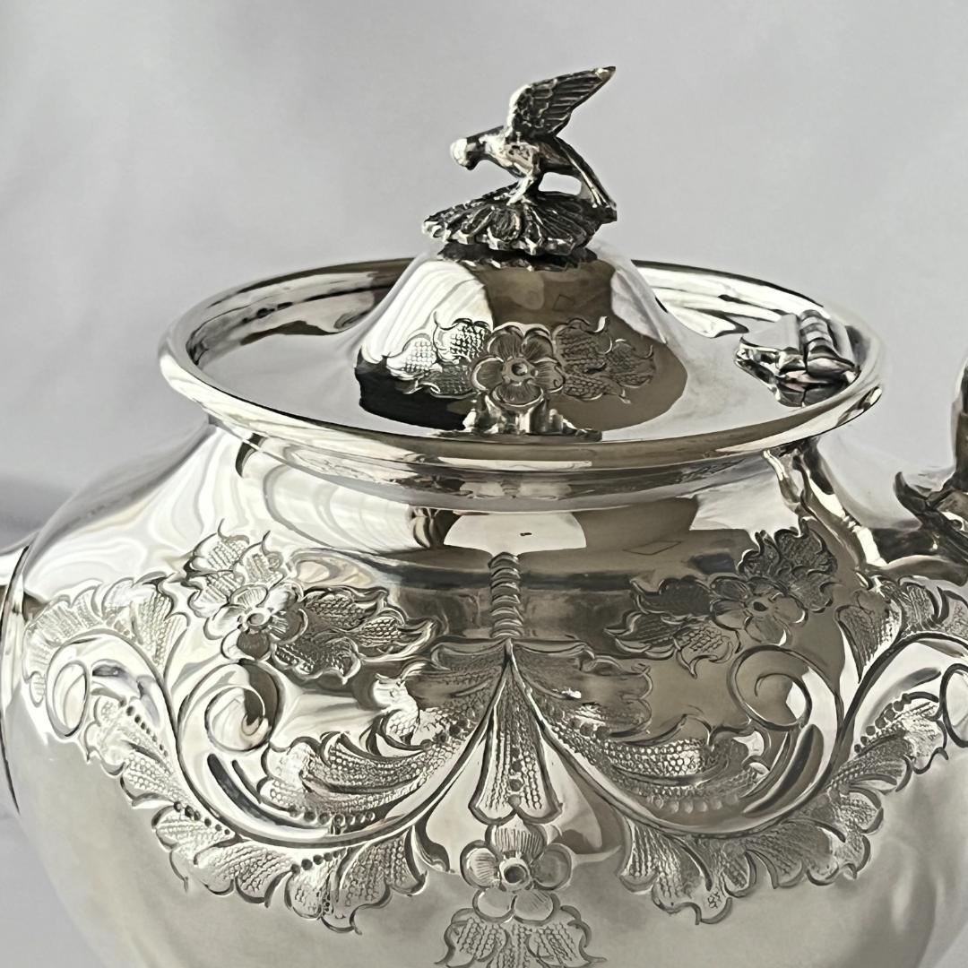 【Harts The Silversmiths】 ファルコンのティーセット 3点