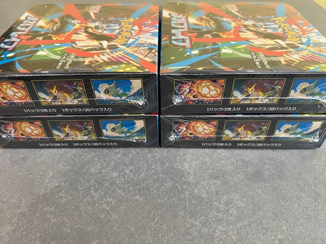 ポケモンカードゲーム　メガブレイブ　4BOX シュリンク付き