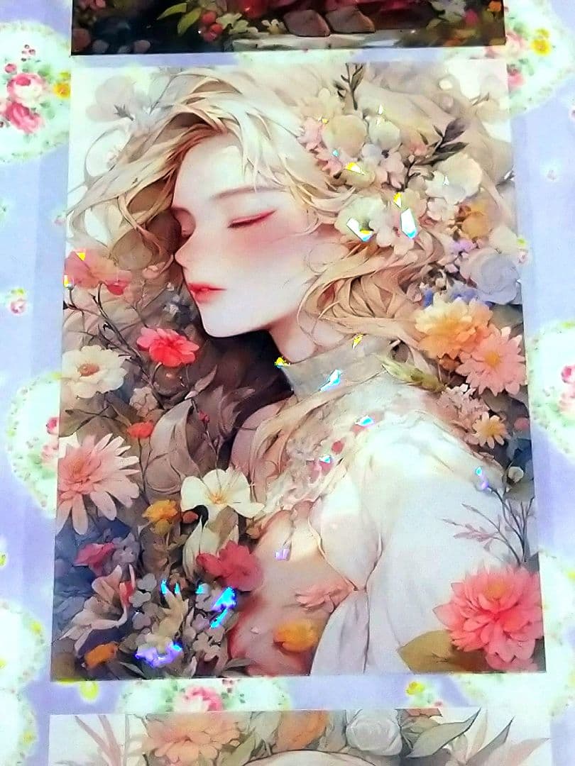 廃盤品✩J834＃花雾睡美人(贝壳光)听风芥尘切り売り海外人物女の子AIマステ