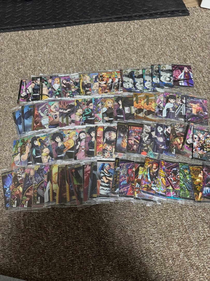 【280枚以上】ウエハースカードまとめワンピース、呪術、鬼滅、ドラゴンボール他