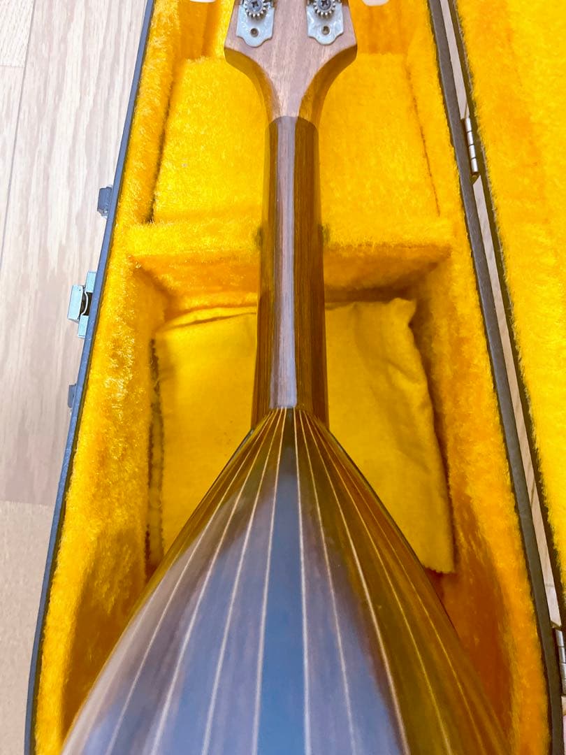 美品 落合忠男作 手工マンドリン 1977年製 ハンドメイド ハードケース付