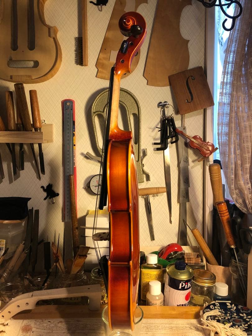 【駒&魂柱調整済】Suzuki分数バイオリンNo210 1/2 2018