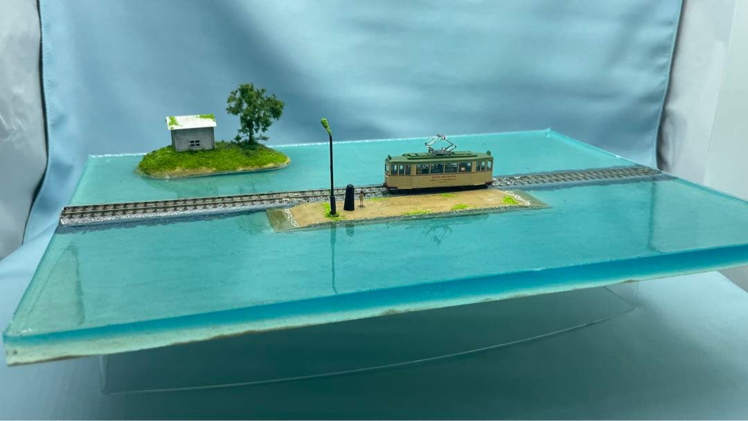 千と千尋の神隠し風　海原鉄道　ジオラマ