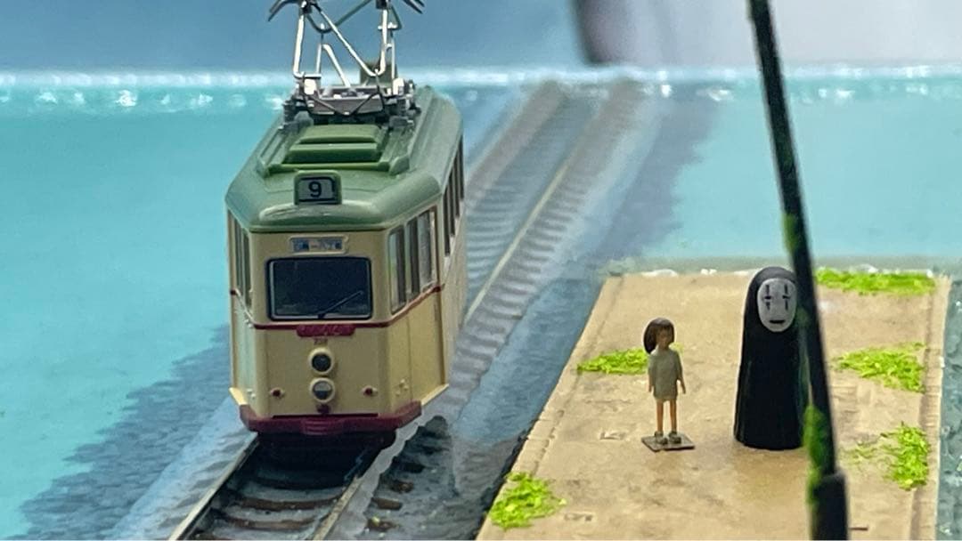 千と千尋の神隠し風　海原鉄道　ジオラマ