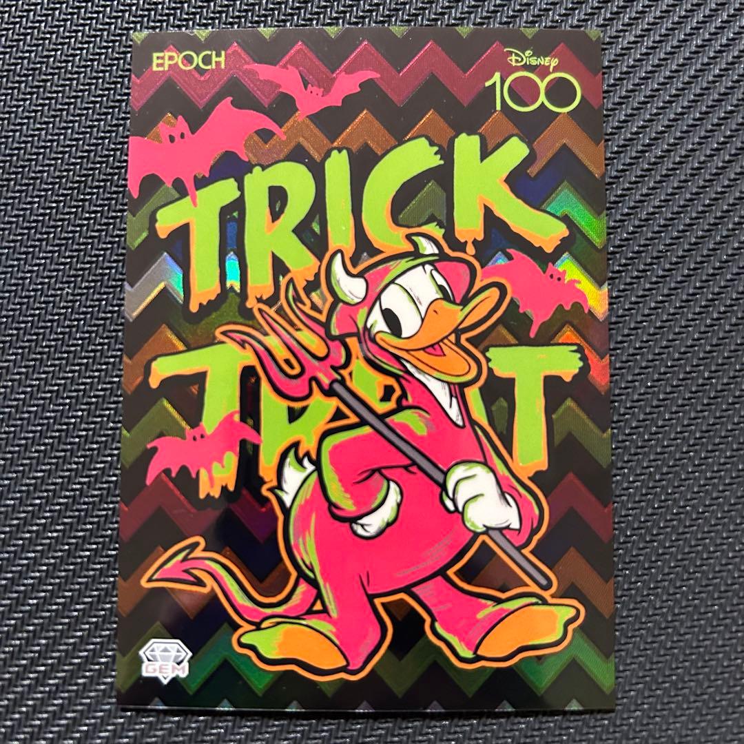 希少) ドナルド 3/25 ハロウィンEpoch Disney 100