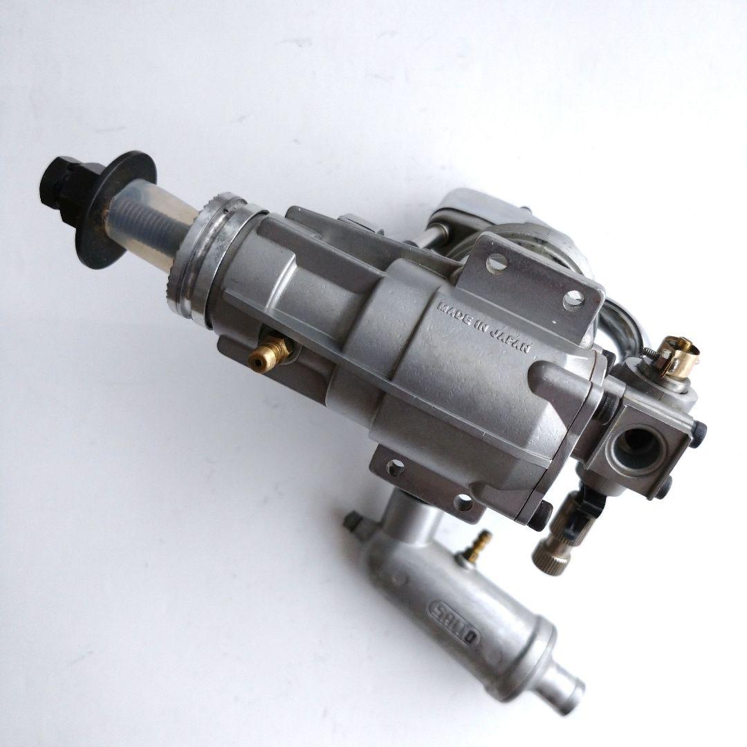 ラジコン飛行機 エンジン SAITO FA-56 4ストローク マフラー付き