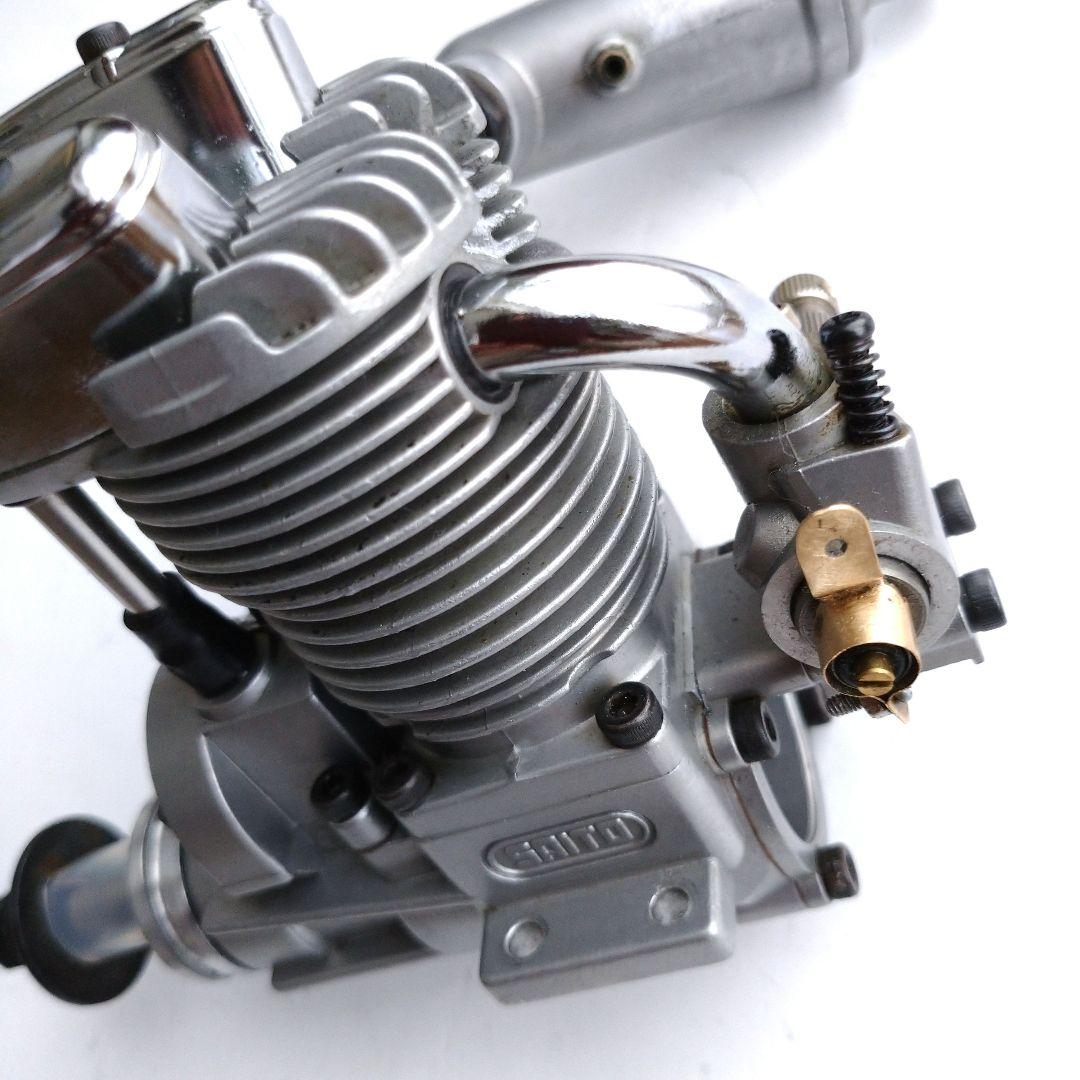 ラジコン飛行機 エンジン SAITO FA-56 4ストローク マフラー付き