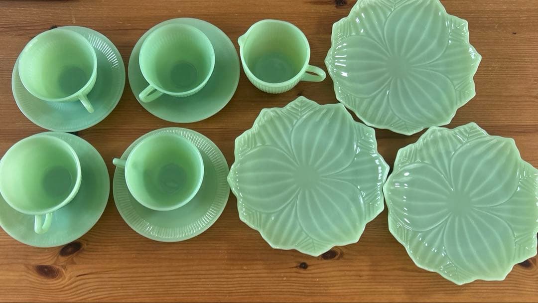 FireKing ファイヤーキング　ジェダイ　カップアンドソーサー　ミルク